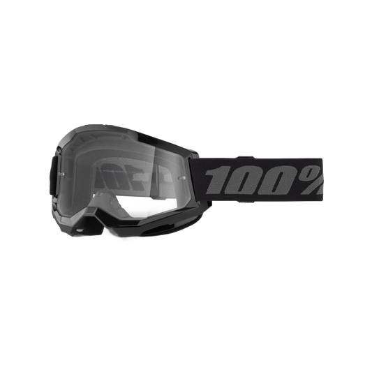 100% Strata 2 Kinder Crossbril Zwart