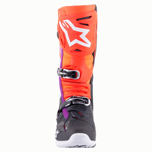 Alpinestars Tech 10 Crosslaars Zwart Rood Oranje