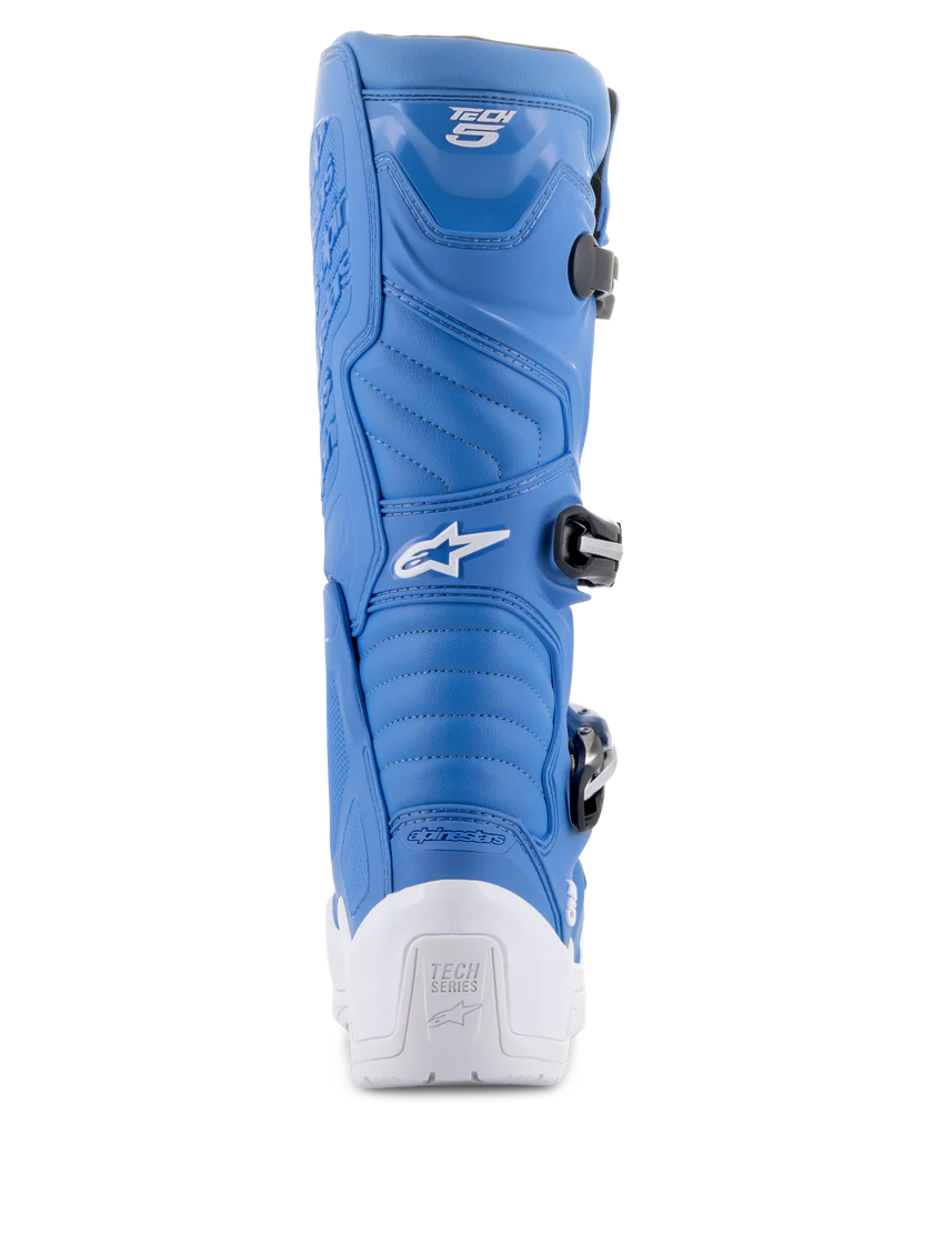 Alpinestars Tech 5 Crosslaars Wit Blauw