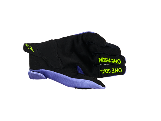 Alpinestars Radar Kinder Crosshandschoenen Paars Fluor Geel