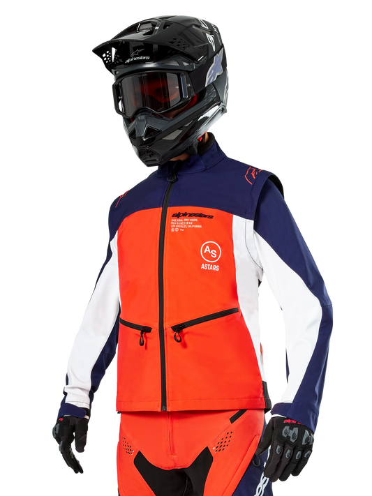 Alpinestars Lite-Dura Softshell Endurojas Oranje Marineblauw