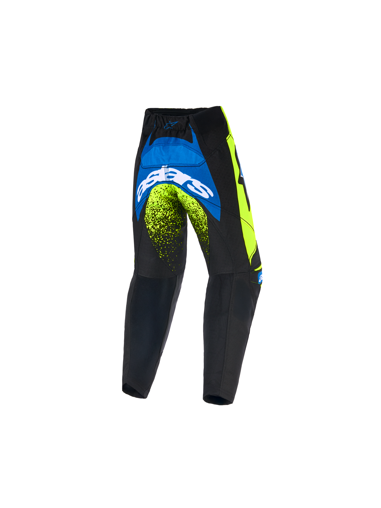 Alpinestars Racer Nomur Fluor Geel Blauw Kinder Crossbroek