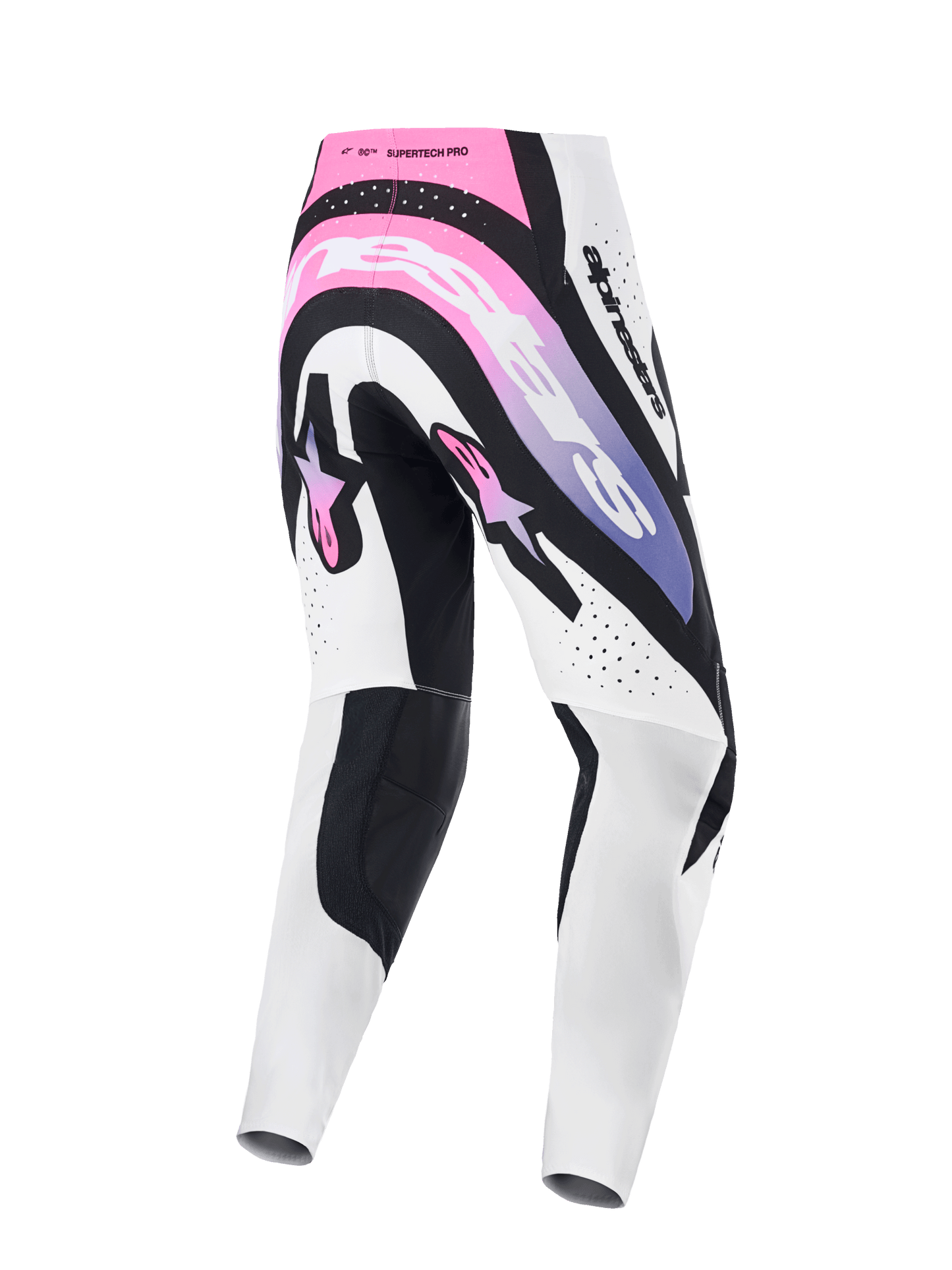 Alpinestars Supertech AFD Vista Wit Roze Crossbroek