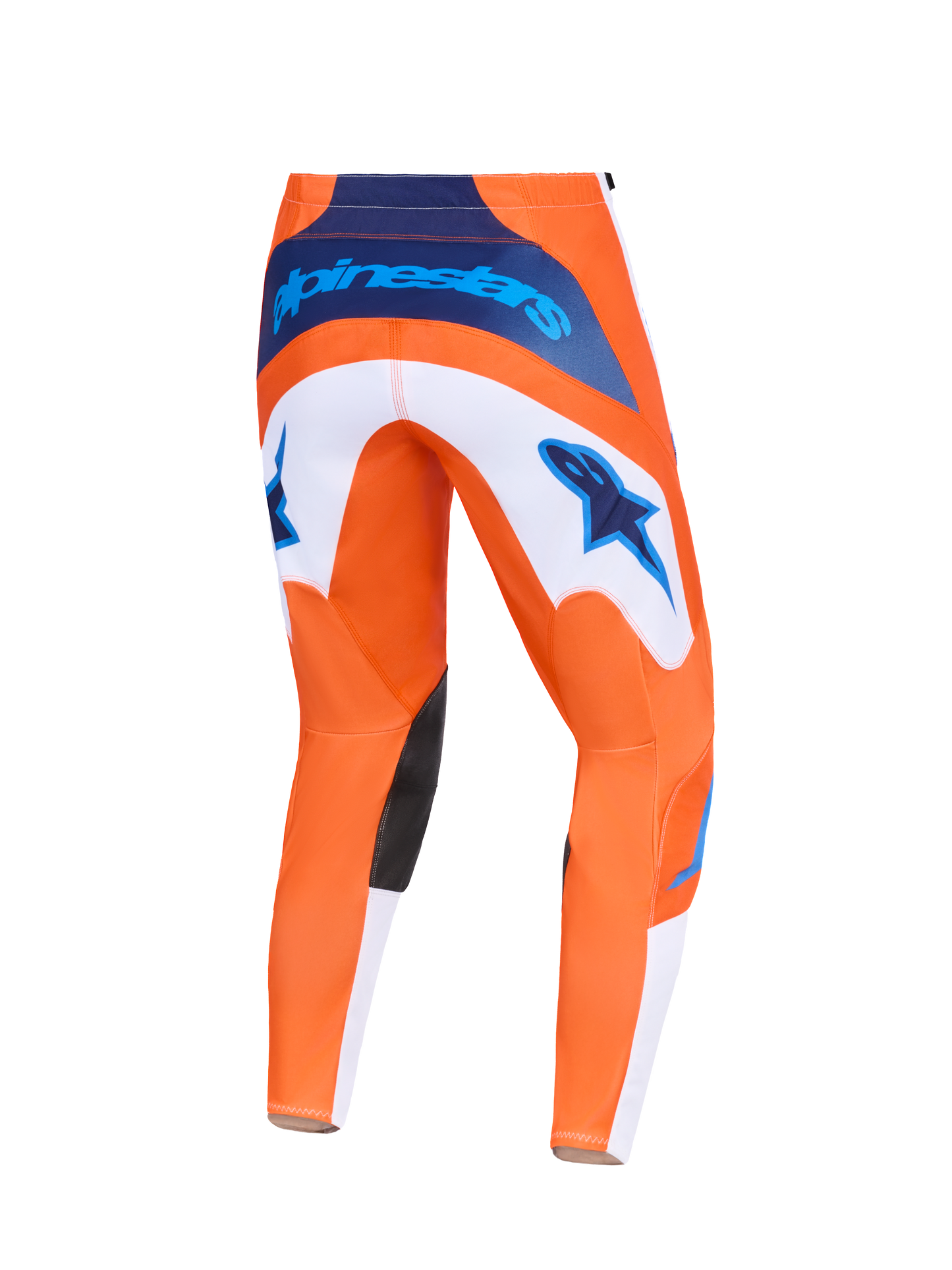 Alpinestars Fluid Grid Oranje Blauw Crossbroek