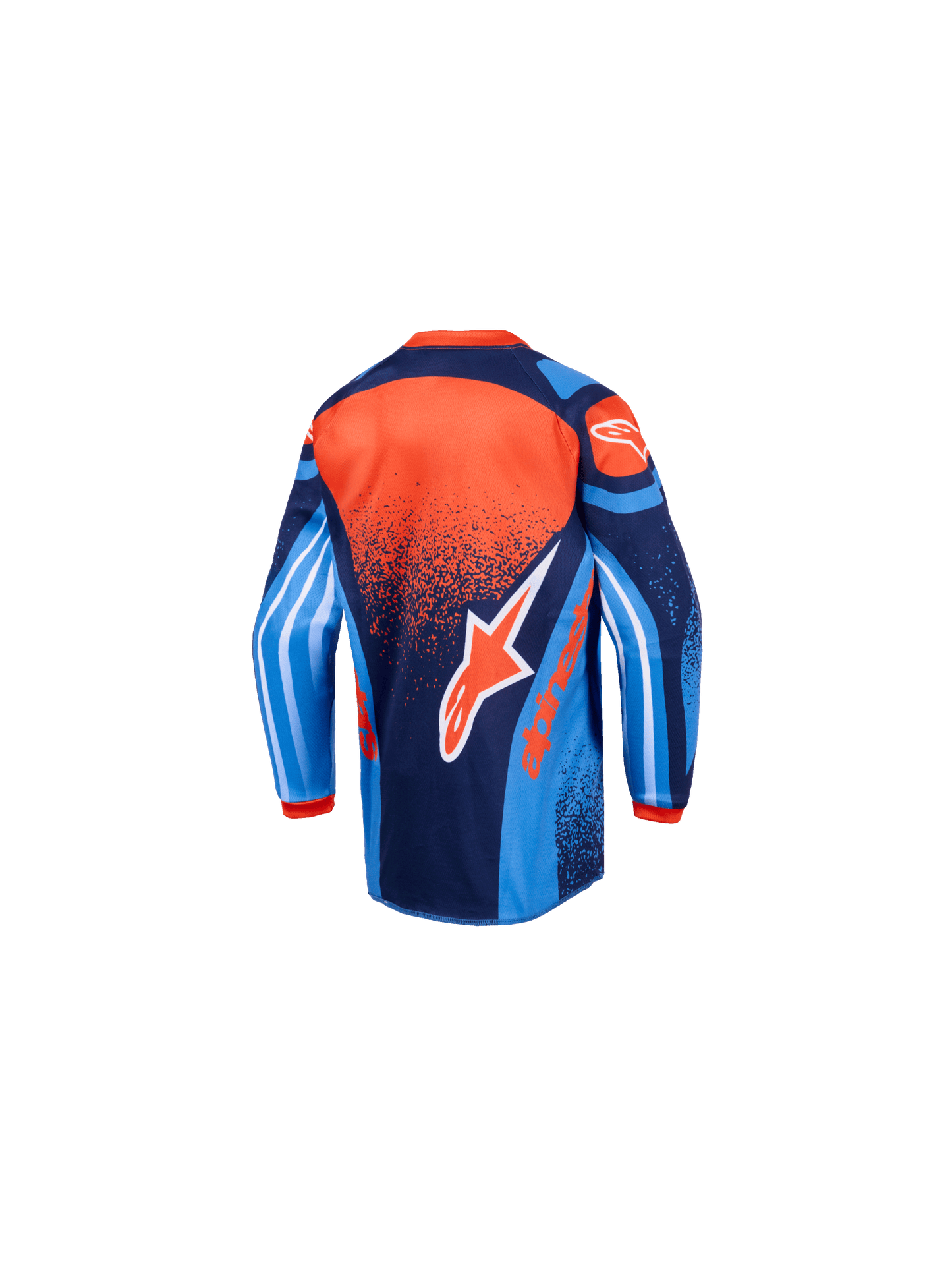 Alpinestars Racer Nomur Blauw Oranje Kinder Crossshirt
