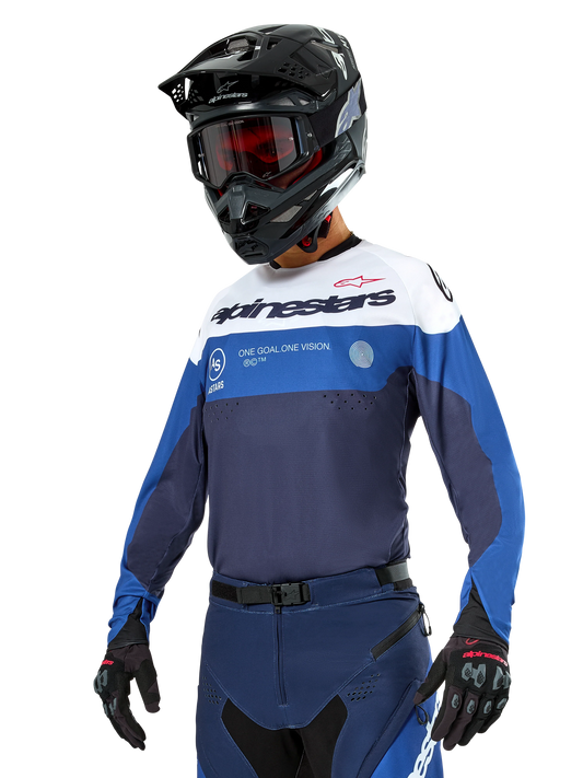 Alpinestars PRO-Dura Blauw Enduro/Crossshirt