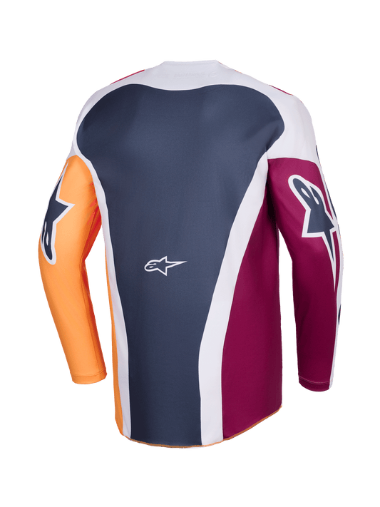 Alpinestars Racer Portl Grijs Rood Crossshirt
