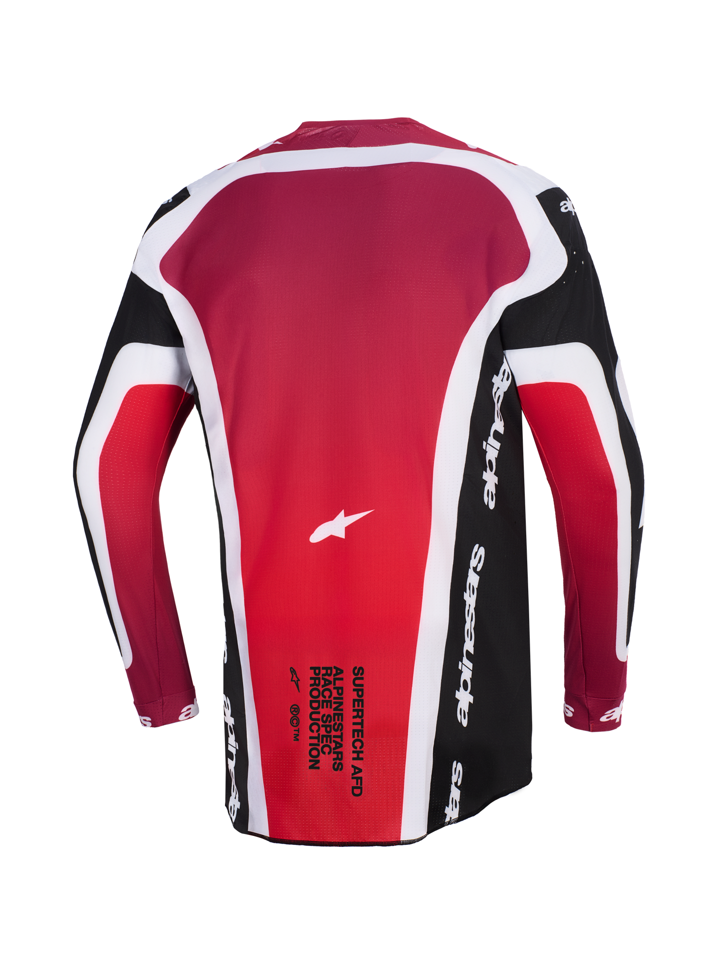 Alpinestars Supertech AFD Vista Zwart Rood Crossshirt