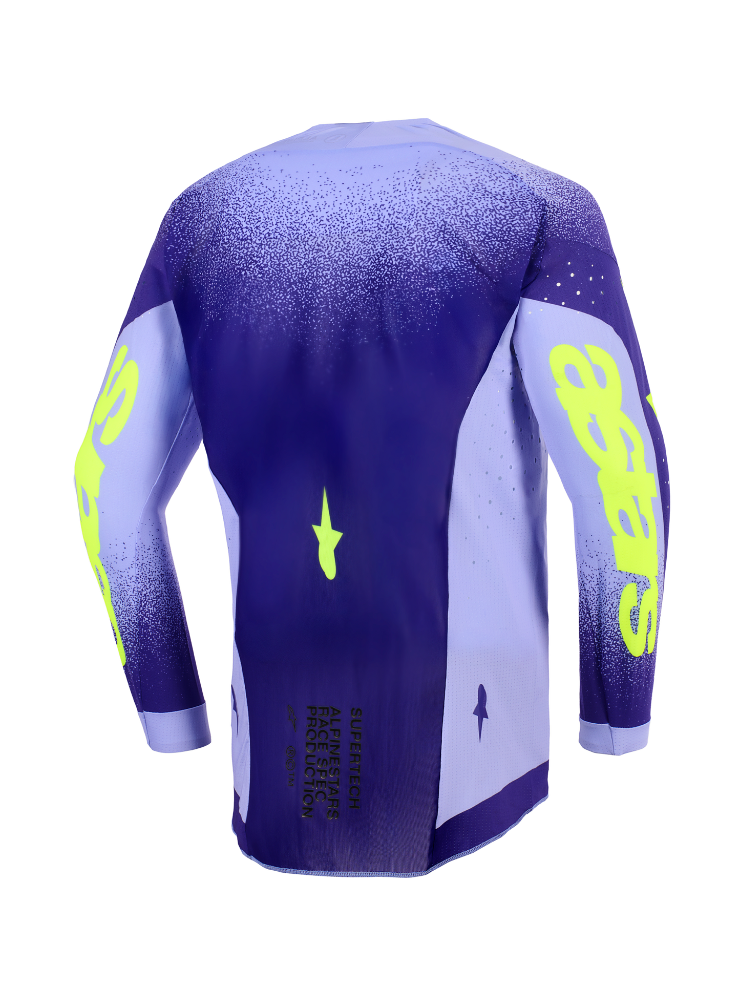 Alpinestars Supertech Scenz Paars Fluor Geel Crossshirt