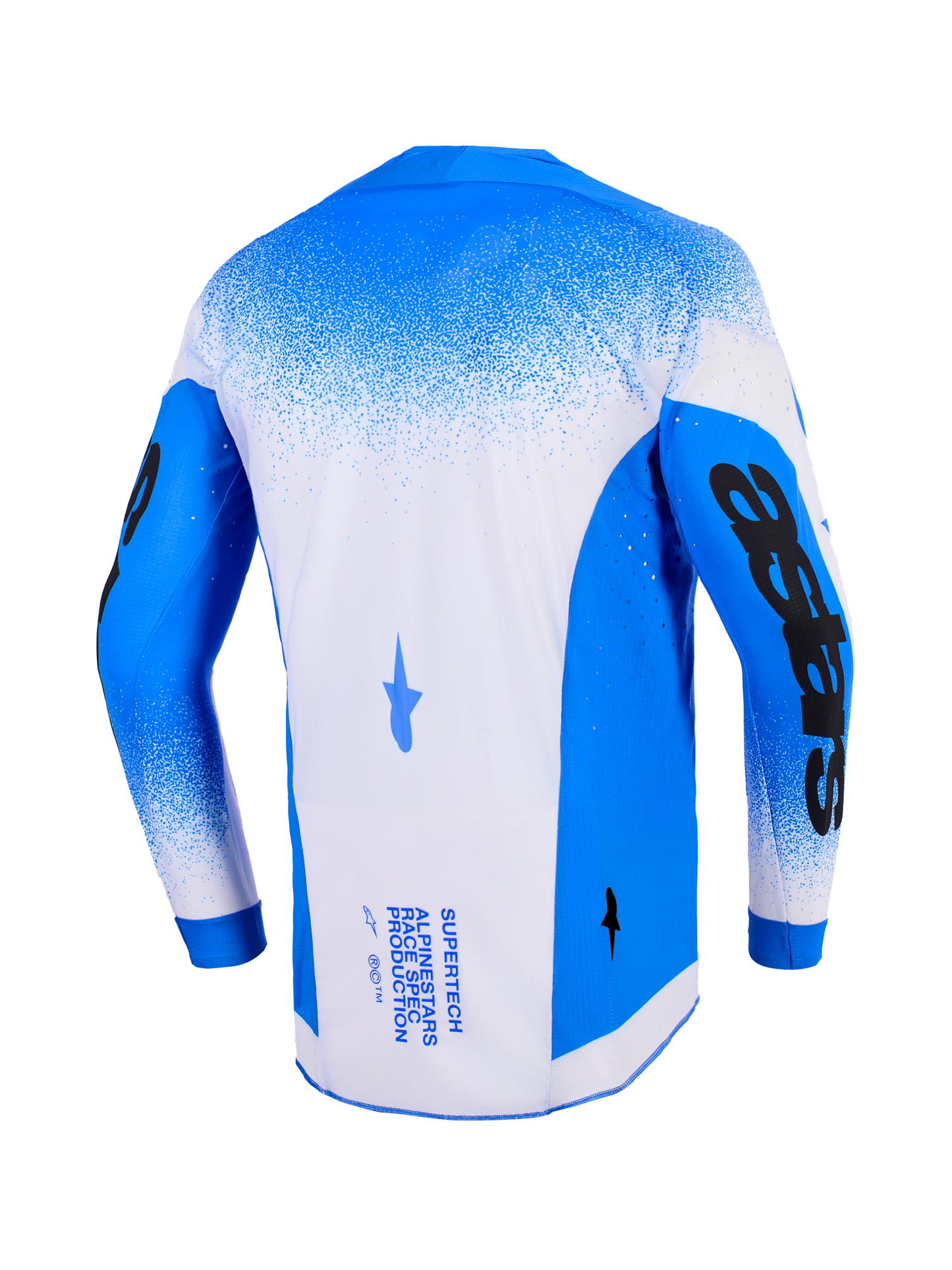 Alpinestars Supertech Scenz Blauw Wit Crossshirt