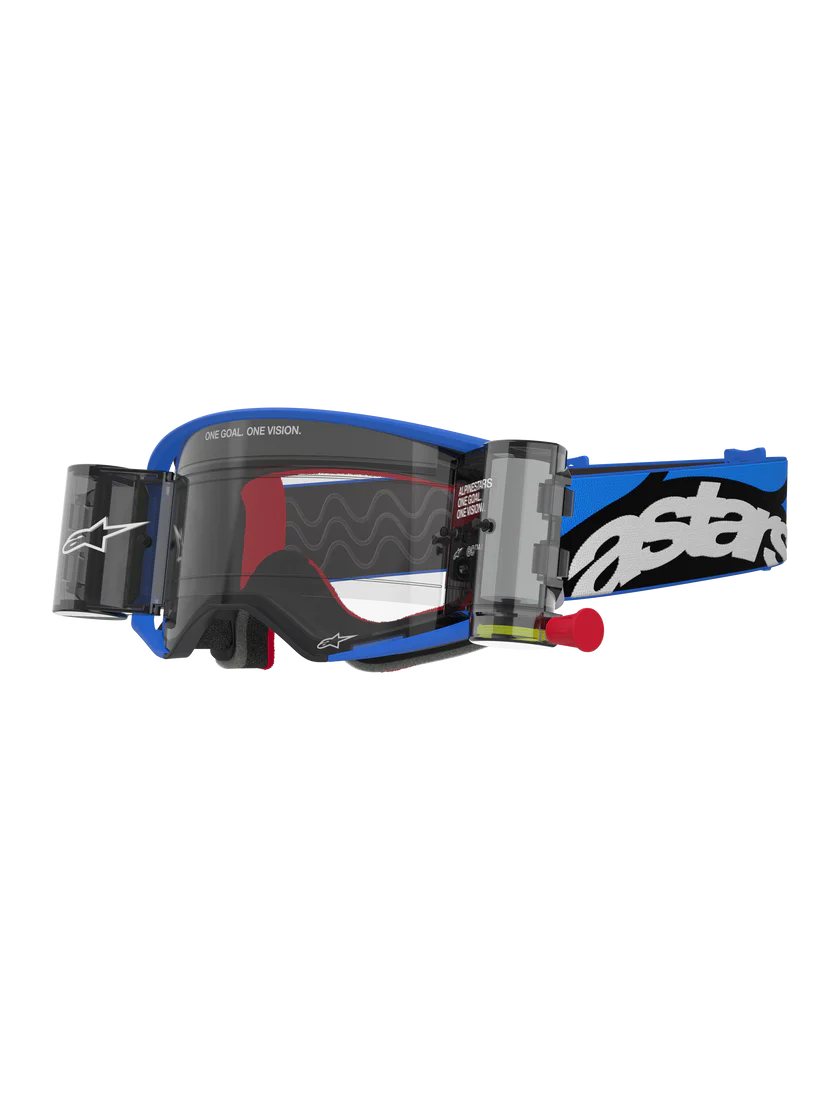 Alpinestars Supertech Stream Roll-Off Crossbril Blauw