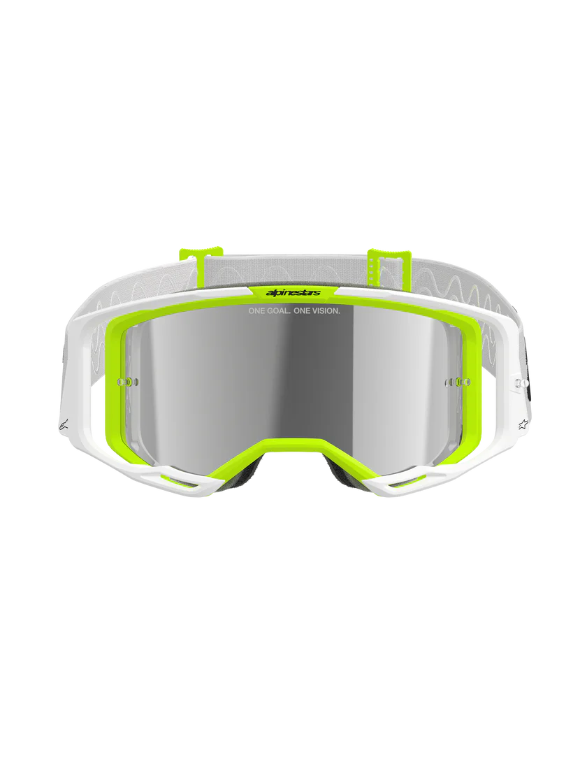Alpinestars Vision 8 Wordmark Crossbril Fluor Geel