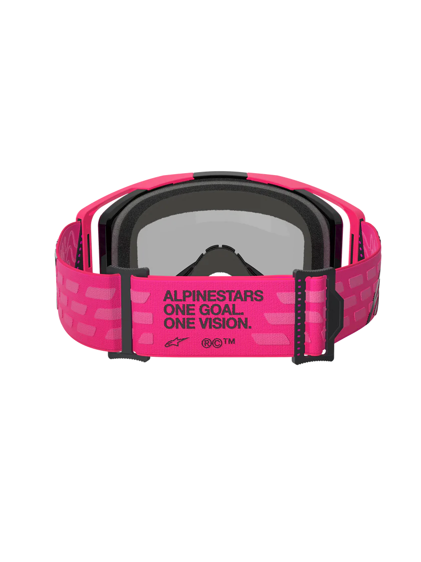 Alpinestars Vision 8 Corp Crossbril Zwart Roze