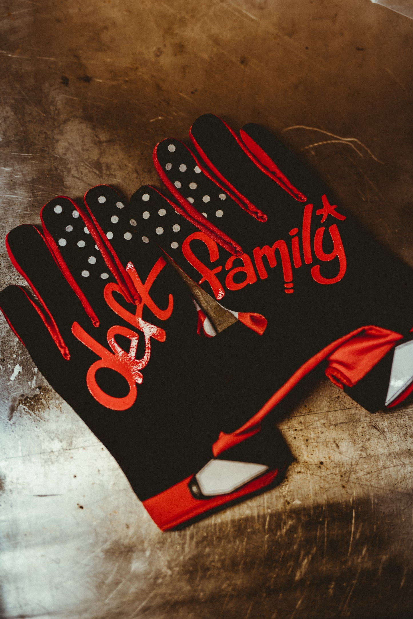 Deft Family EQVLNT Solid Crosshandschoenen Rood