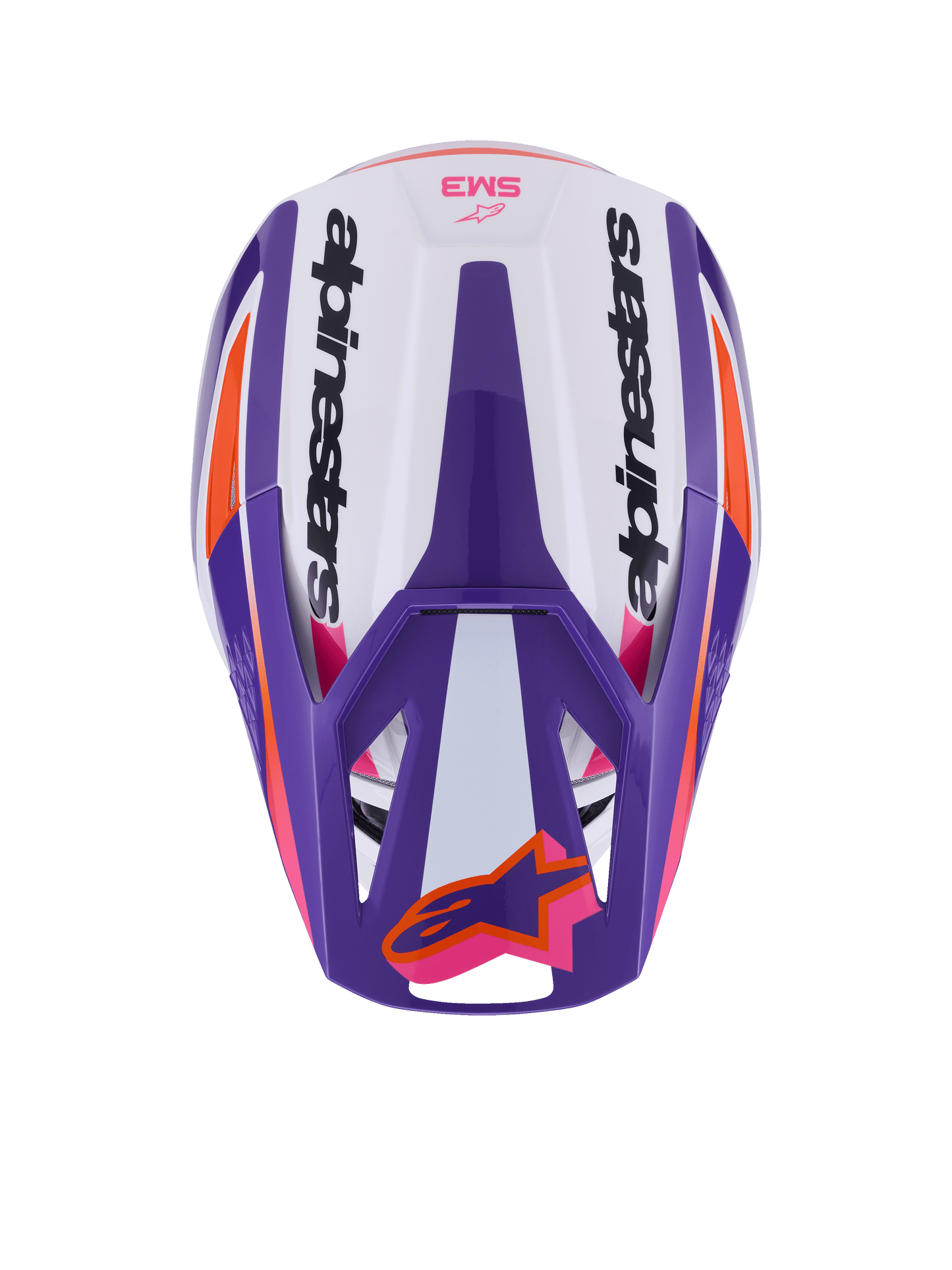 Alpinestars S-M3 Heat Crosshelm Paars Roze