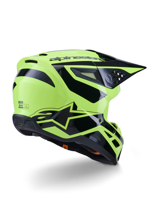 Alpinestars S-M3 Heat Crosshelm Fluor Geel