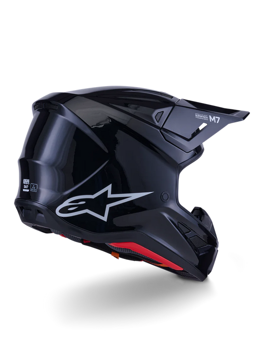 Alpinestars S-M7 Solid Crosshelm Zwart