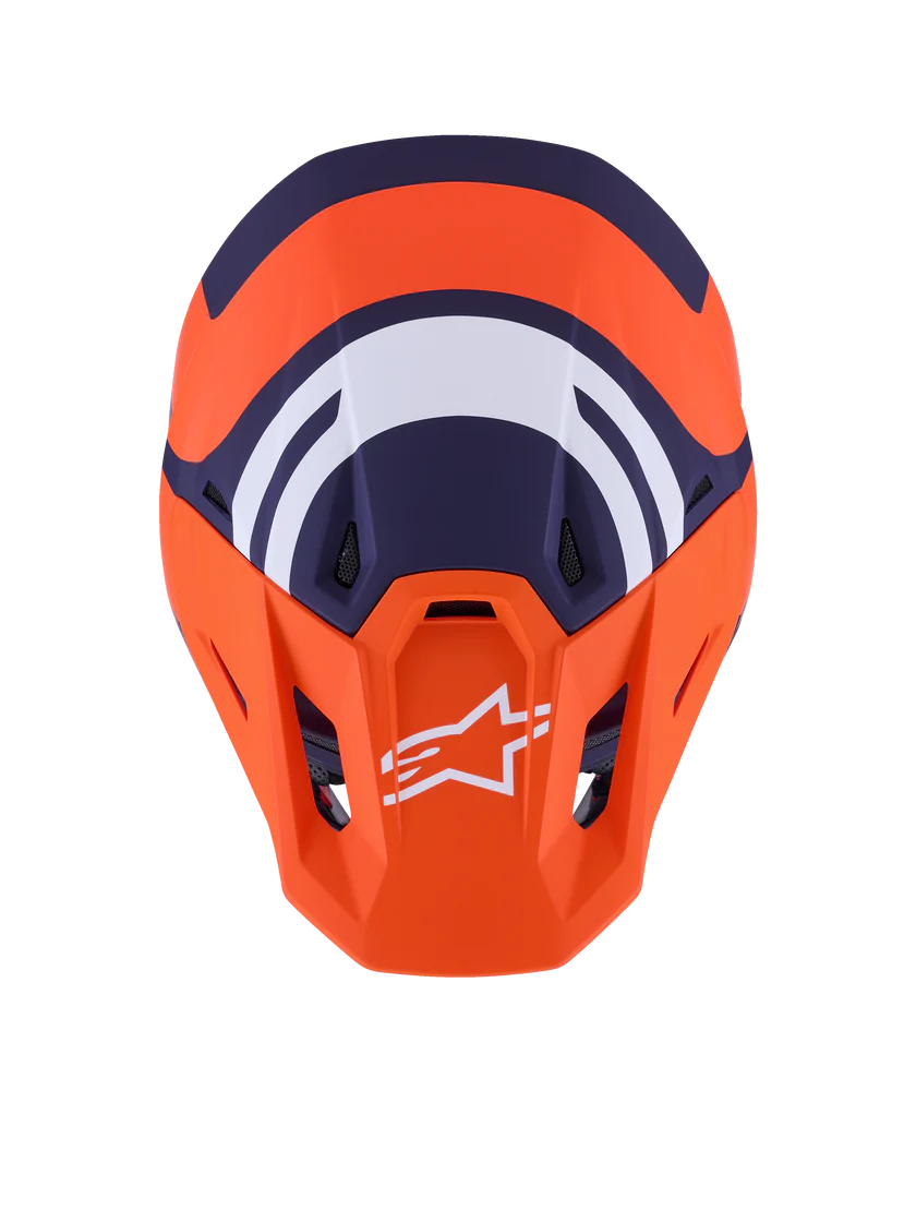 Alpinestars S-M7 Core Crosshelm Oranje