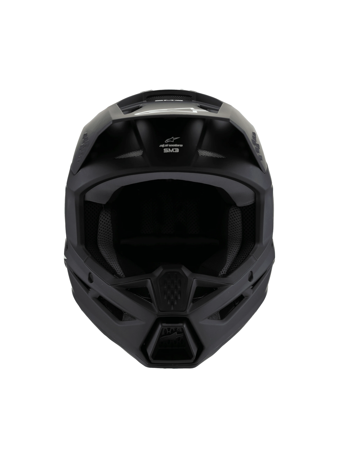 Alpinestars S-M3 Solid Kinder Crosshelm Mat Zwart