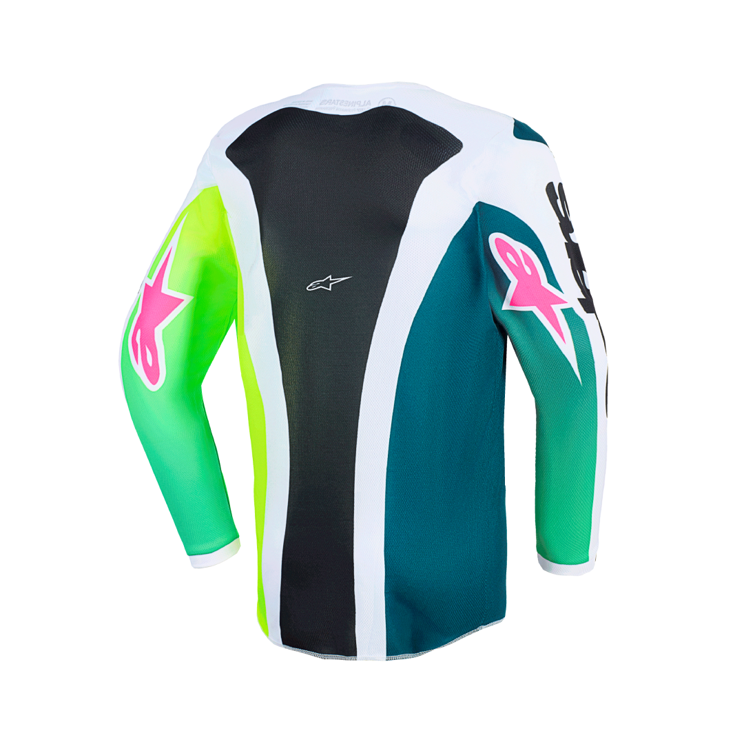 Alpinestars Fluid Portl Groen Kinder Crossshirt