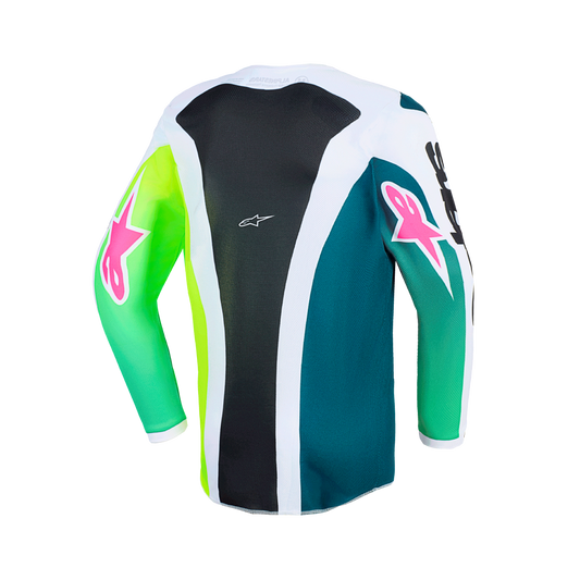 Alpinestars Fluid Portl Groen Kinder Crossshirt
