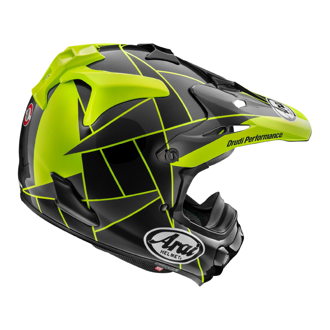 Arai MX-V Evo Peak Crosshelm Geel