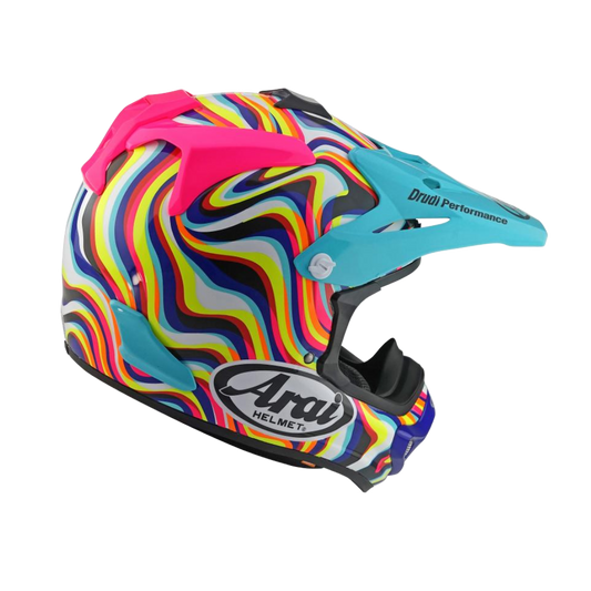 Arai MX-V Evo Stream Crosshelm Roze