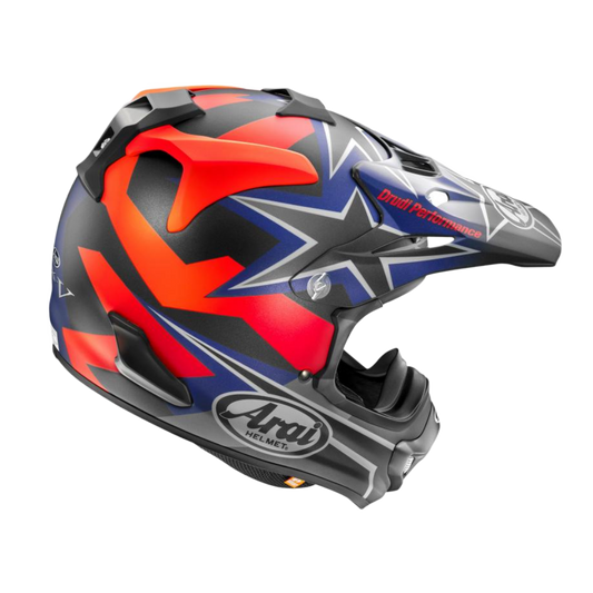 Arai MX-V Evo Stars & Stripes Dark Crosshelm (Mat)