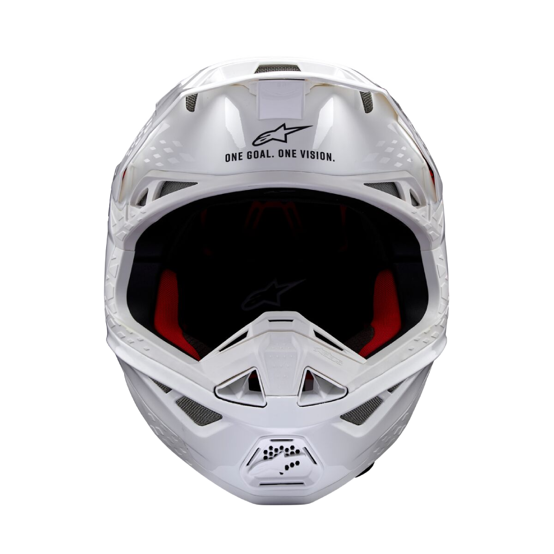 Alpinestars S-M10 Solid Crosshelm Wit