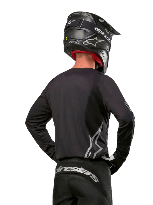 Alpinestars Fluid Graphite Zwart Crossshirt