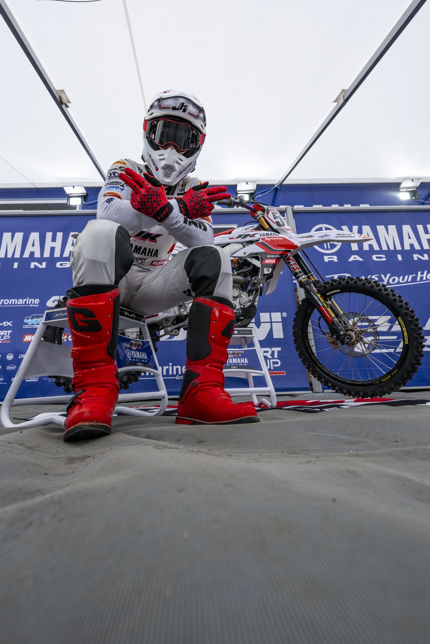 Deft Family Talon 2.0 Crosshandschoenen Rood Zwart