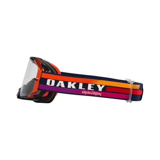 Oakley Airbrake Crossbril TLD Navy Sunrise Clear