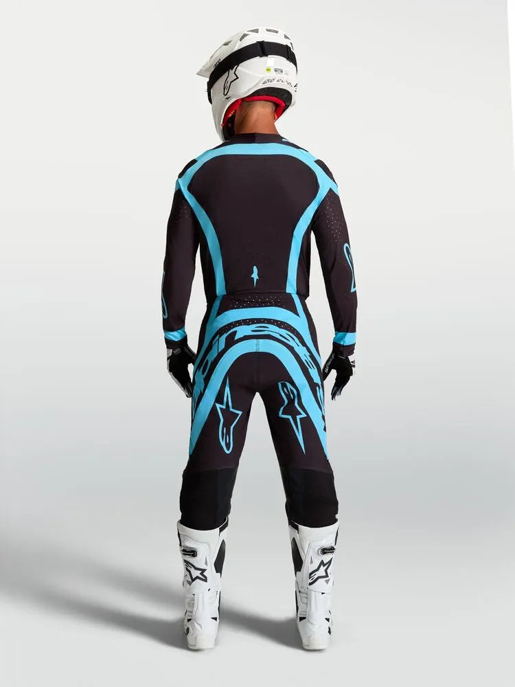 Alpinestars Supertech Vesta Zwart Blauw Crossbroek