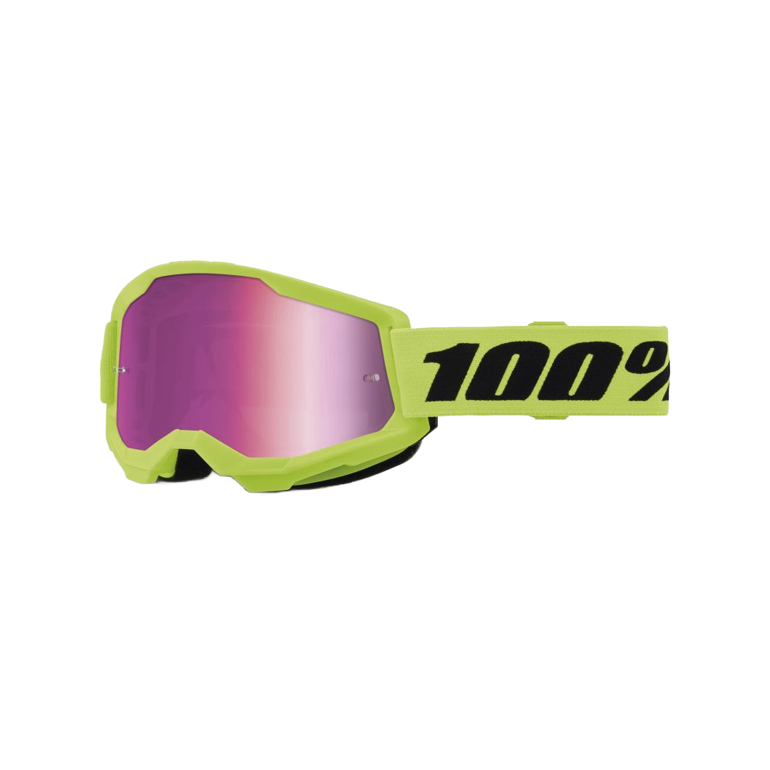 100% Strata 2 Neon Yellow