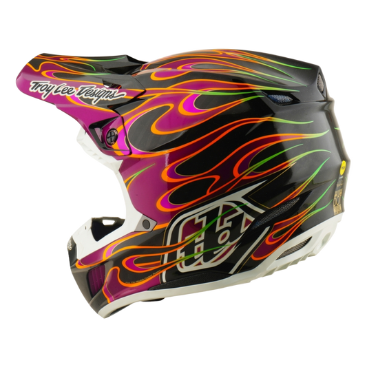Troy Lee Designs SE5 Carbon Torched Crosshelm Paars