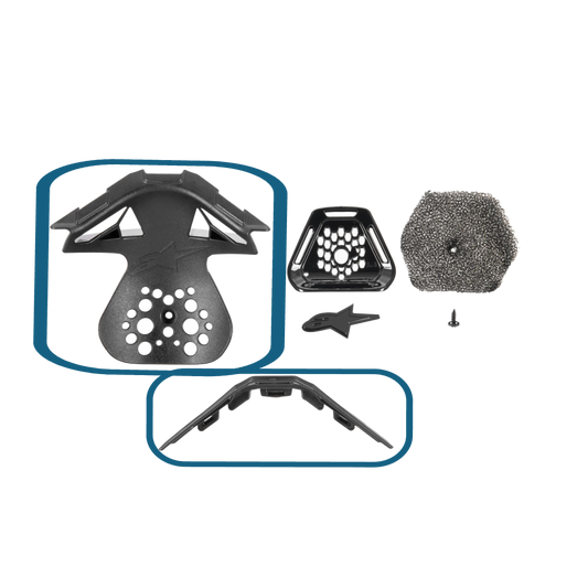 Alpinestars S-M10 Kinbak Ventilatie Binnenkant