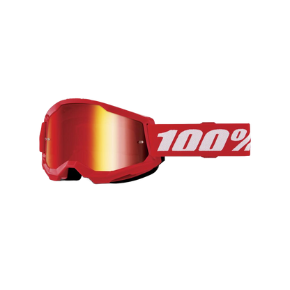 100% Strata 2 Kinder Crossbril Rood