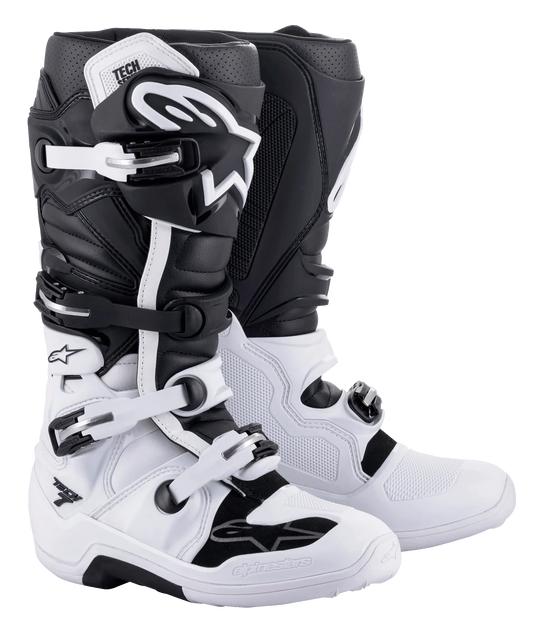 Alpinestars Tech 7 Crosslaars Wit Zwart