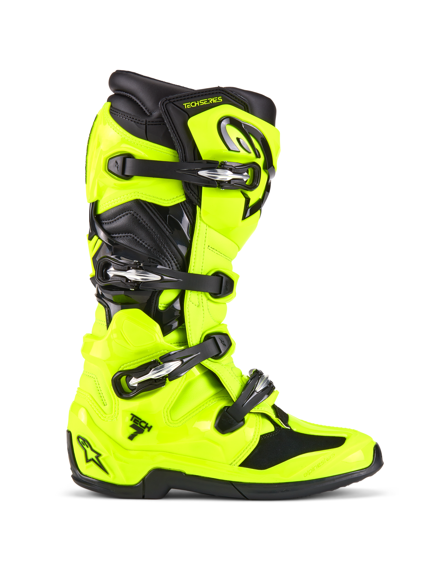 Alpinestars Tech 7 Crosslaars Geel Zwart