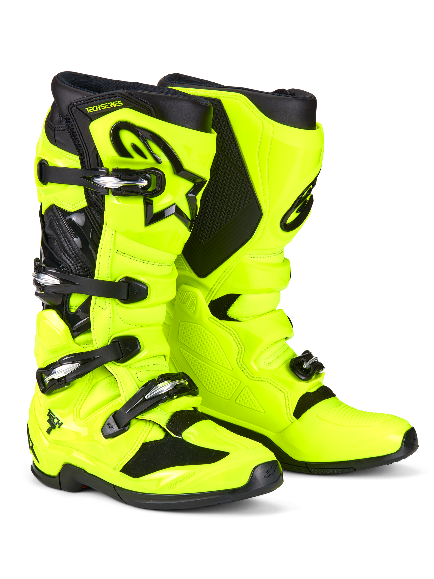 Alpinestars Tech 7 Crosslaars Geel Zwart