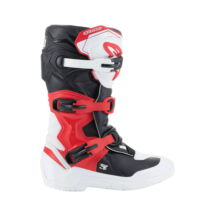Alpinestars Tech 3s Kinder Crosslaars Zwart Rood