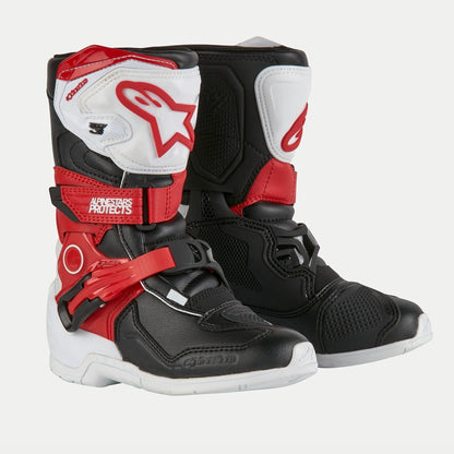 Alpinestars Tech 3s Kinder Crosslaars Zwart Rood