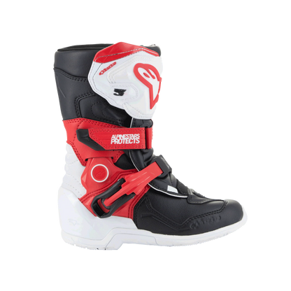 Alpinestars Tech 3s Kinder Crosslaars Zwart Rood