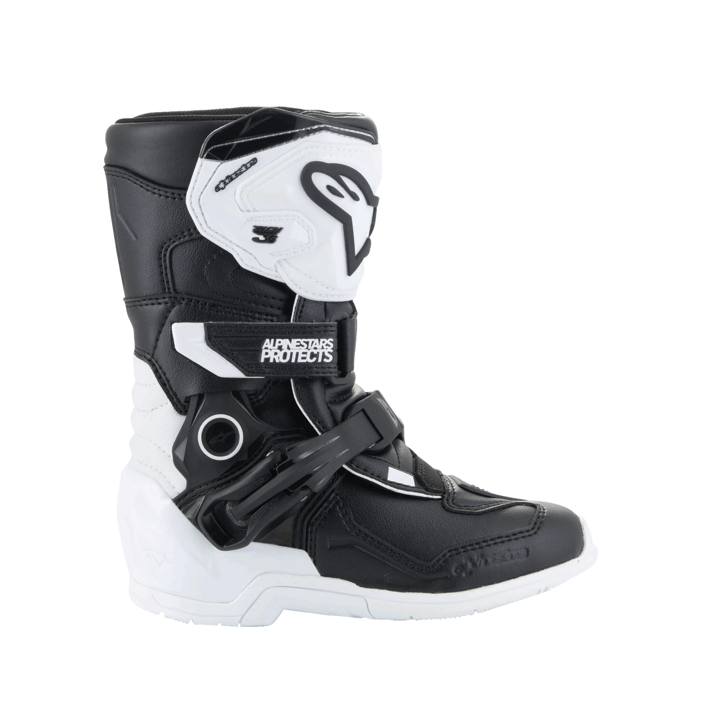 Alpinestars Tech 3s Kinder Crosslaars Zwart Wit