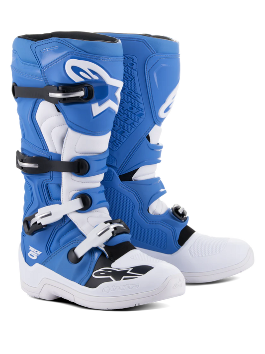 Alpinestars Tech 5 Crosslaars Wit Blauw