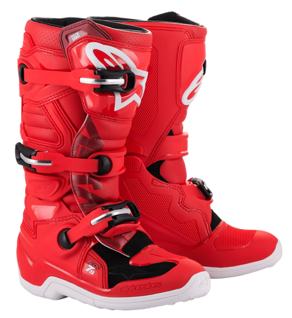 Alpinestars Tech 7s Kinder Crosslaars Rood