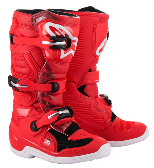 Alpinestars Tech 7s Kinder Crosslaars Rood