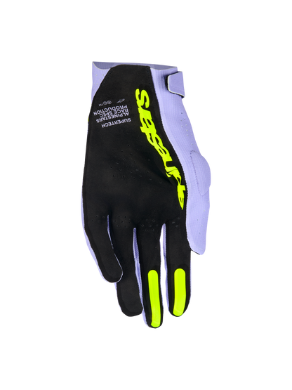Alpinestars Supertech Crosshandschoenen Paars Fluor Geel