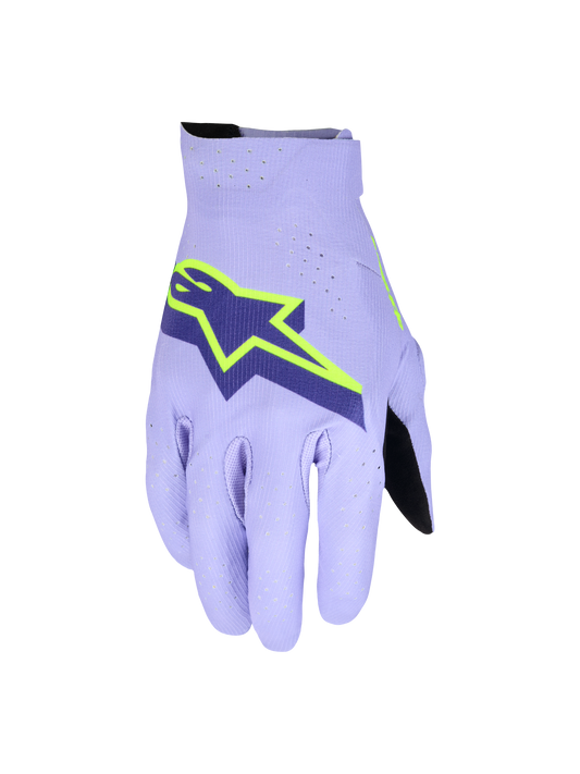 Alpinestars Supertech Crosshandschoenen Paars Fluor Geel