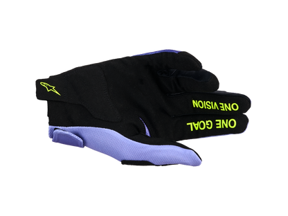 Alpinestars Radar Crosshandschoenen Paars Fluor Geel